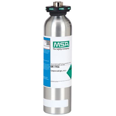 MSA® Reactive 4-Gas Cocktail Mixes, 34L</br>CO, O2, NO2, LEL - Calibration Gas